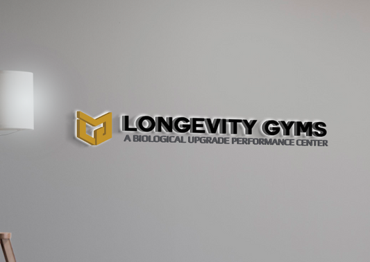 LONGEVITY GYMS - 3D backlit sign